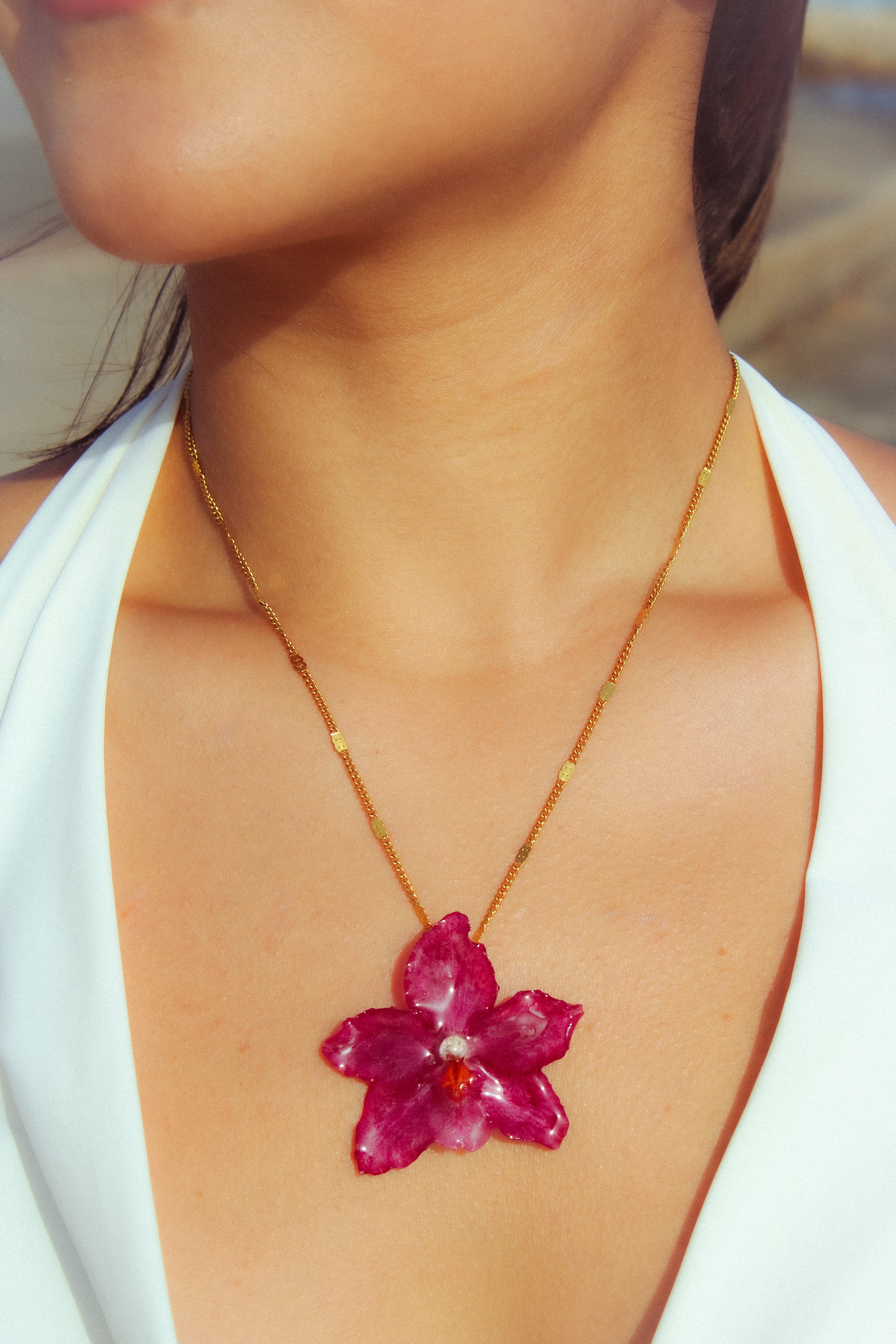 Cumbre rosa - Collar