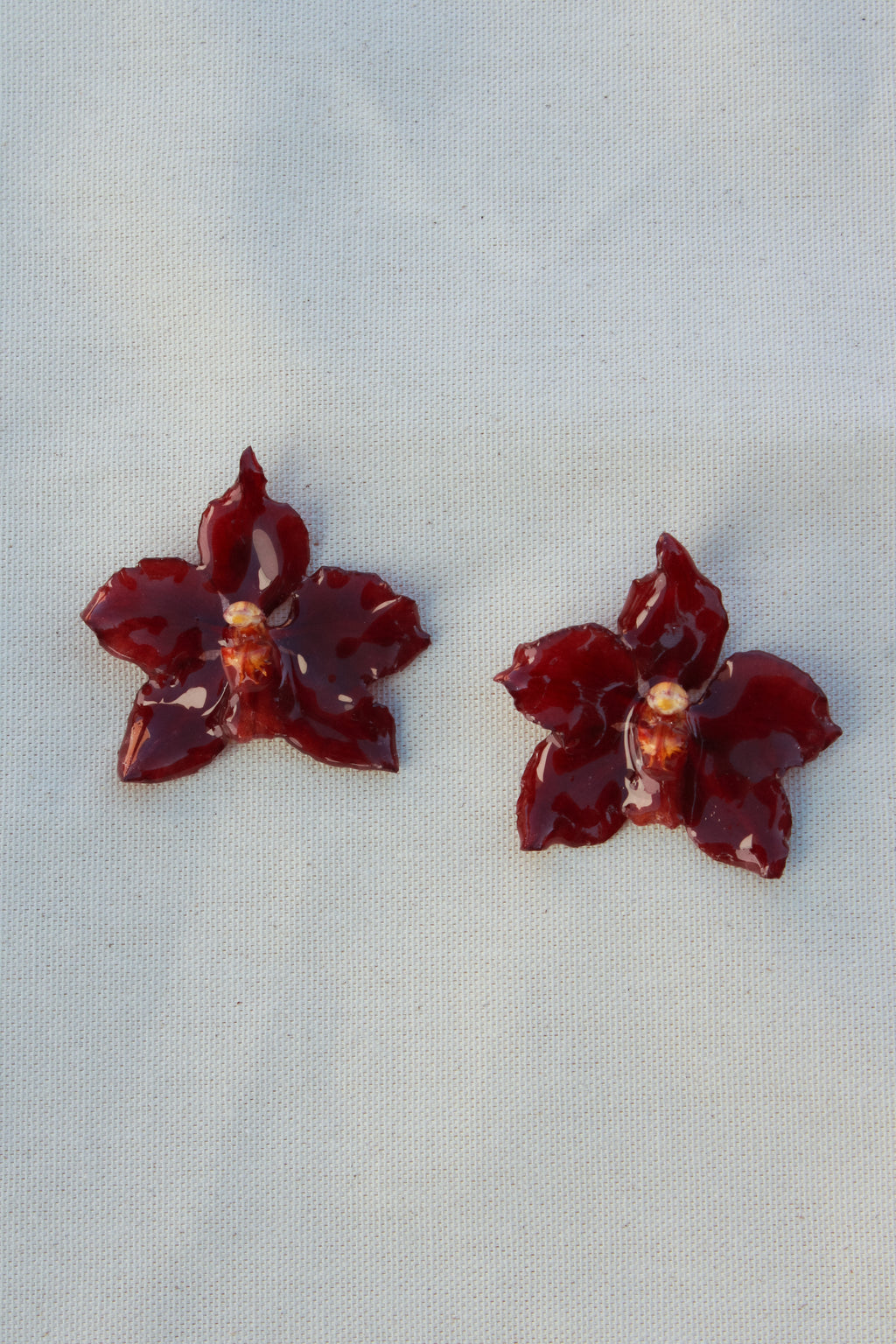 Niebla burgundy - Pendientes