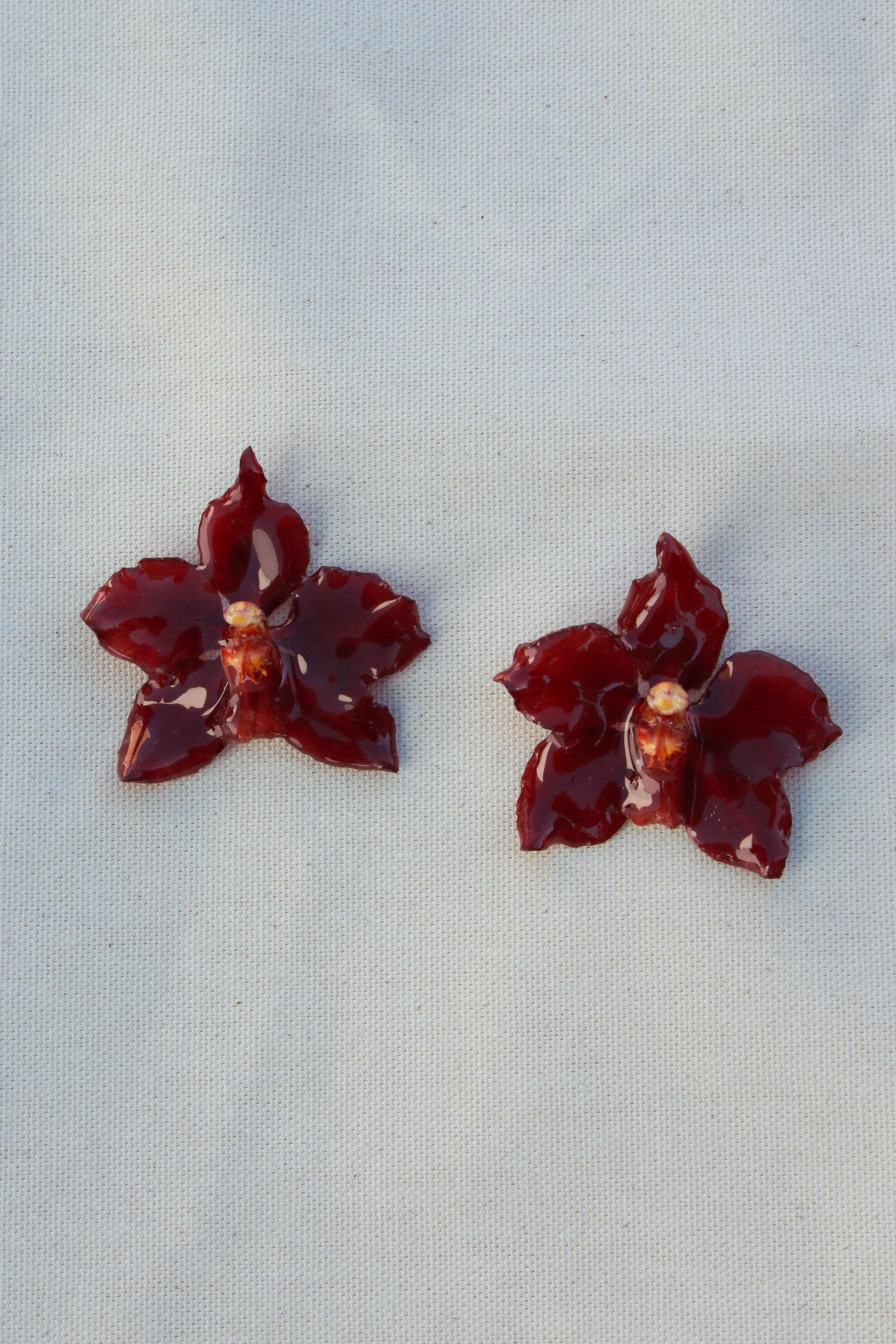 Niebla burgundy - Pendientes