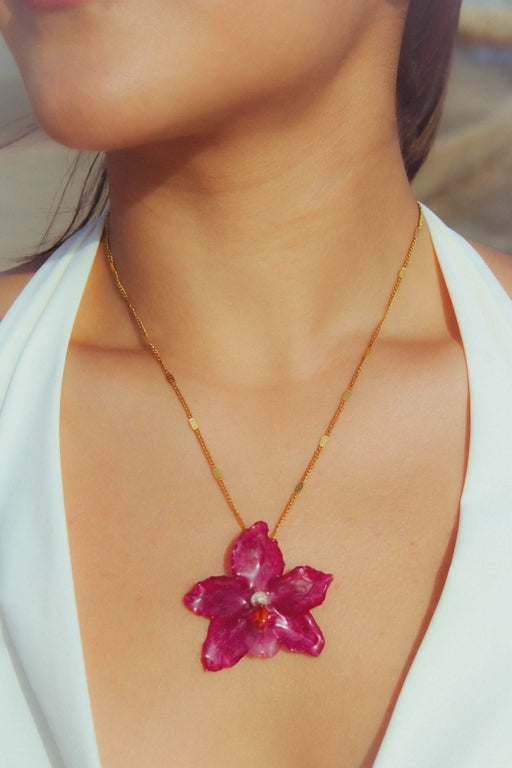 Cumbre rosa - Collar